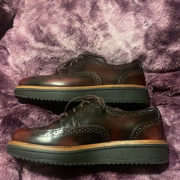 **SOLD**Clark’s Teadale Maira Aubergine Oxford sz 7 - Picture 5 of 11